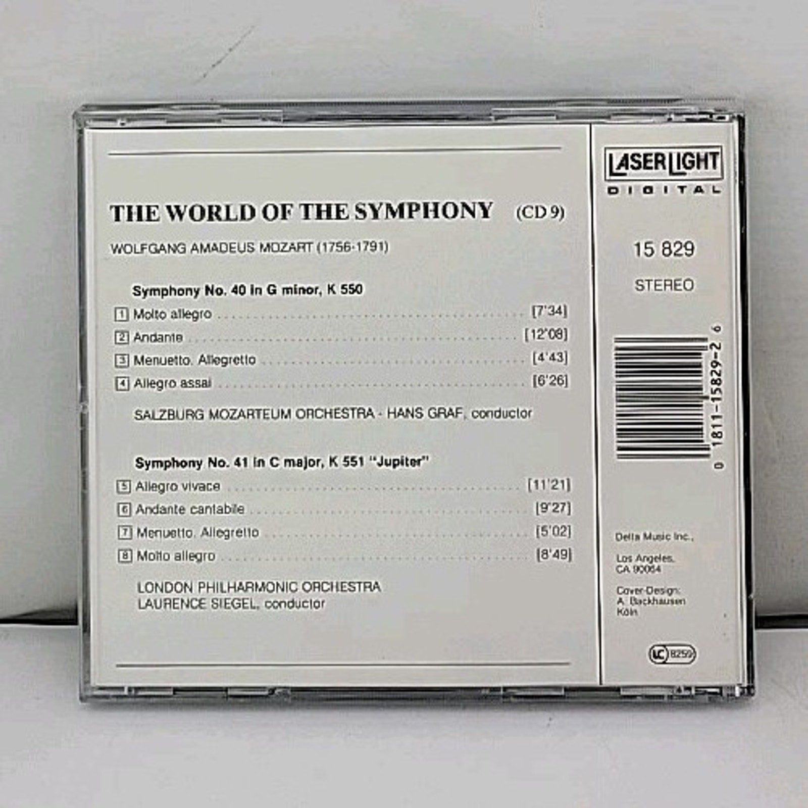 Sym 40/41 by W.A. Mozart (CD, 1989)
