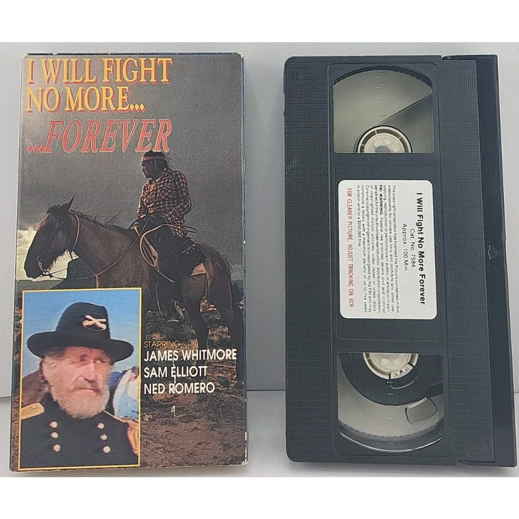 I Will Fight No More Forever VHS Sam Elliot James Whitmore