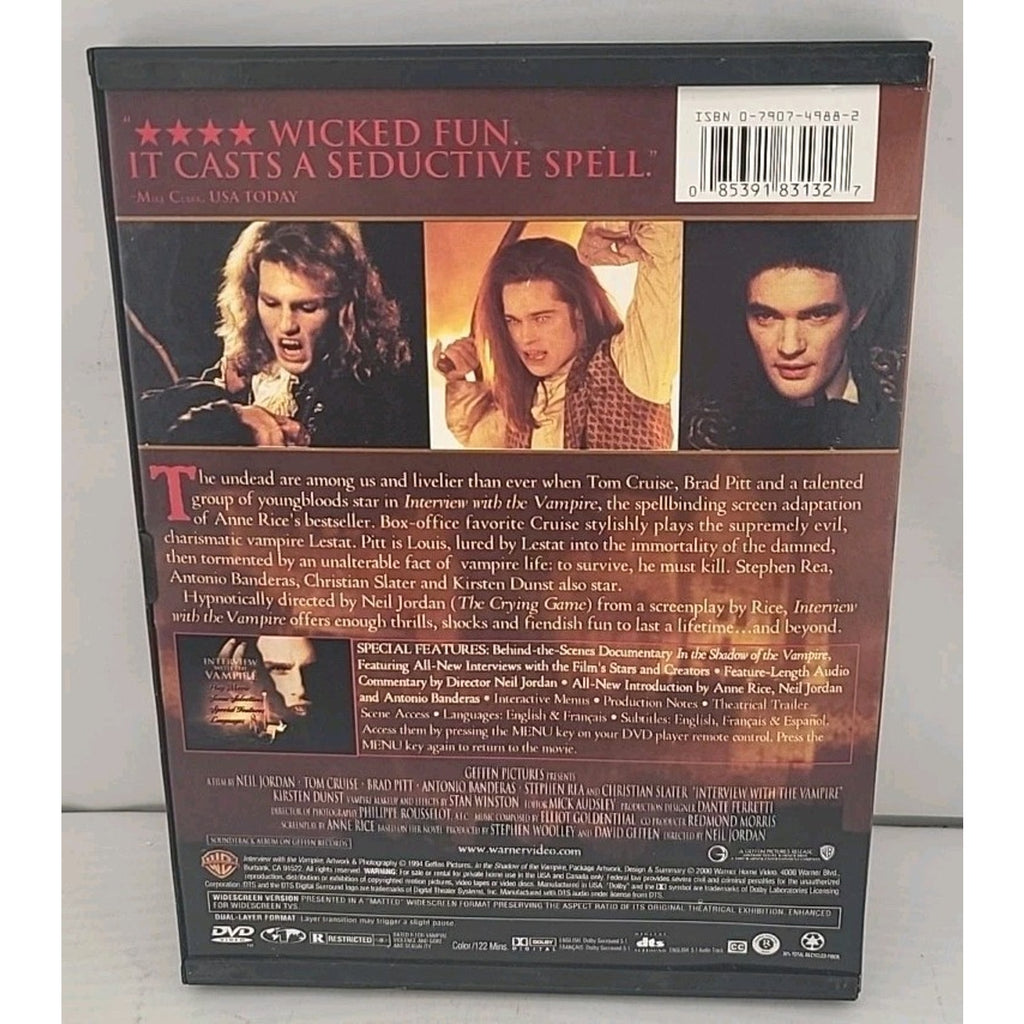 Interview with the Vampire (DVD, 1994)