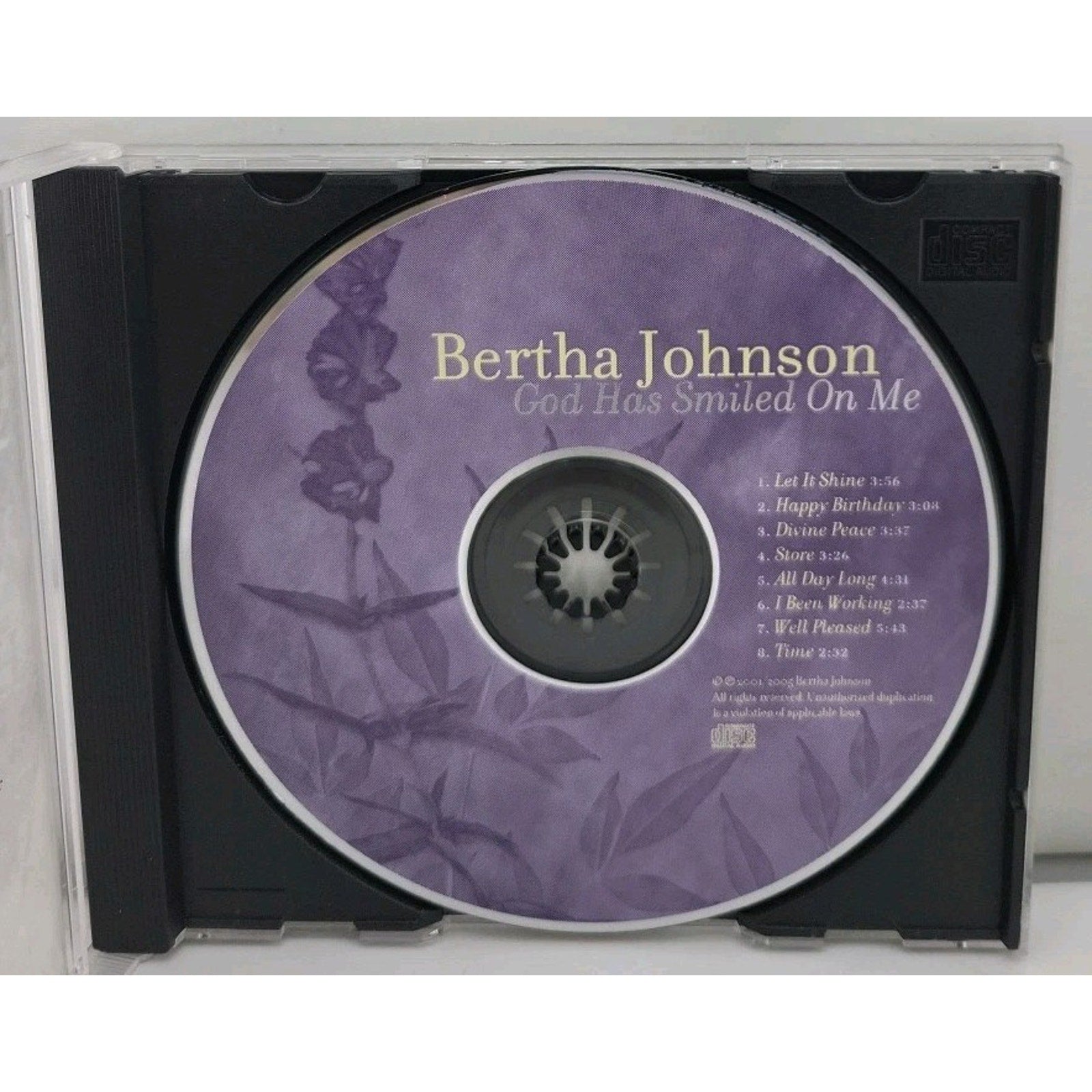 Bertha Johnson God Has Smiled On Me CD