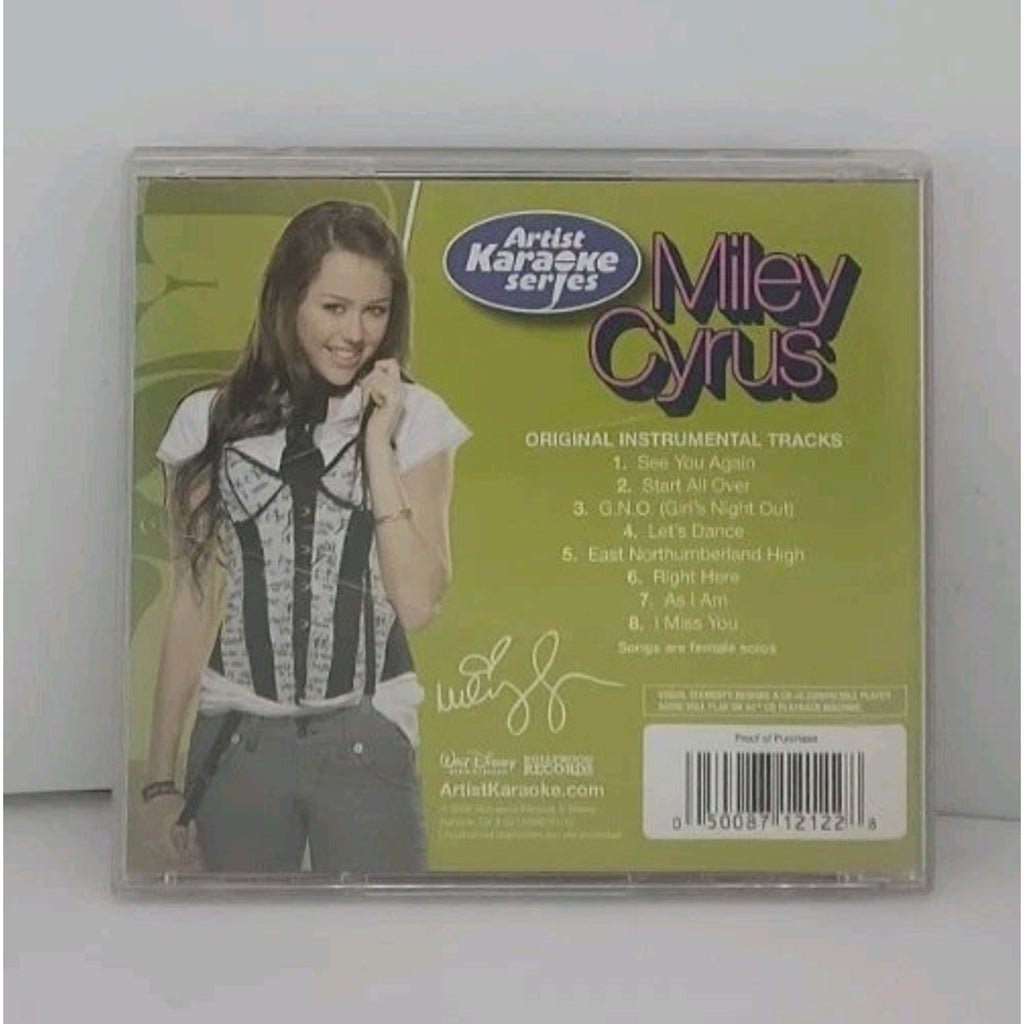 Miley Cyrus Karaoke by Karaoke (CD, May-2008, Walt Disney)