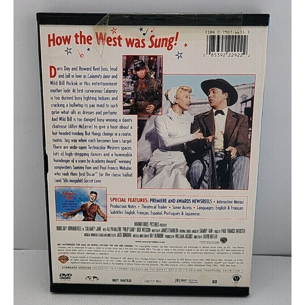 Calamity Jane (1953) (DVD, 1953)