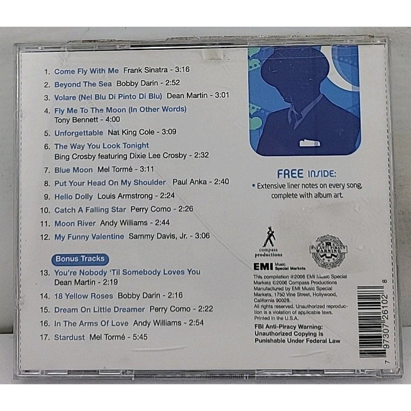 The Way You Look Tonight: Crooners by Various Artists (CD, 2006, EMI)