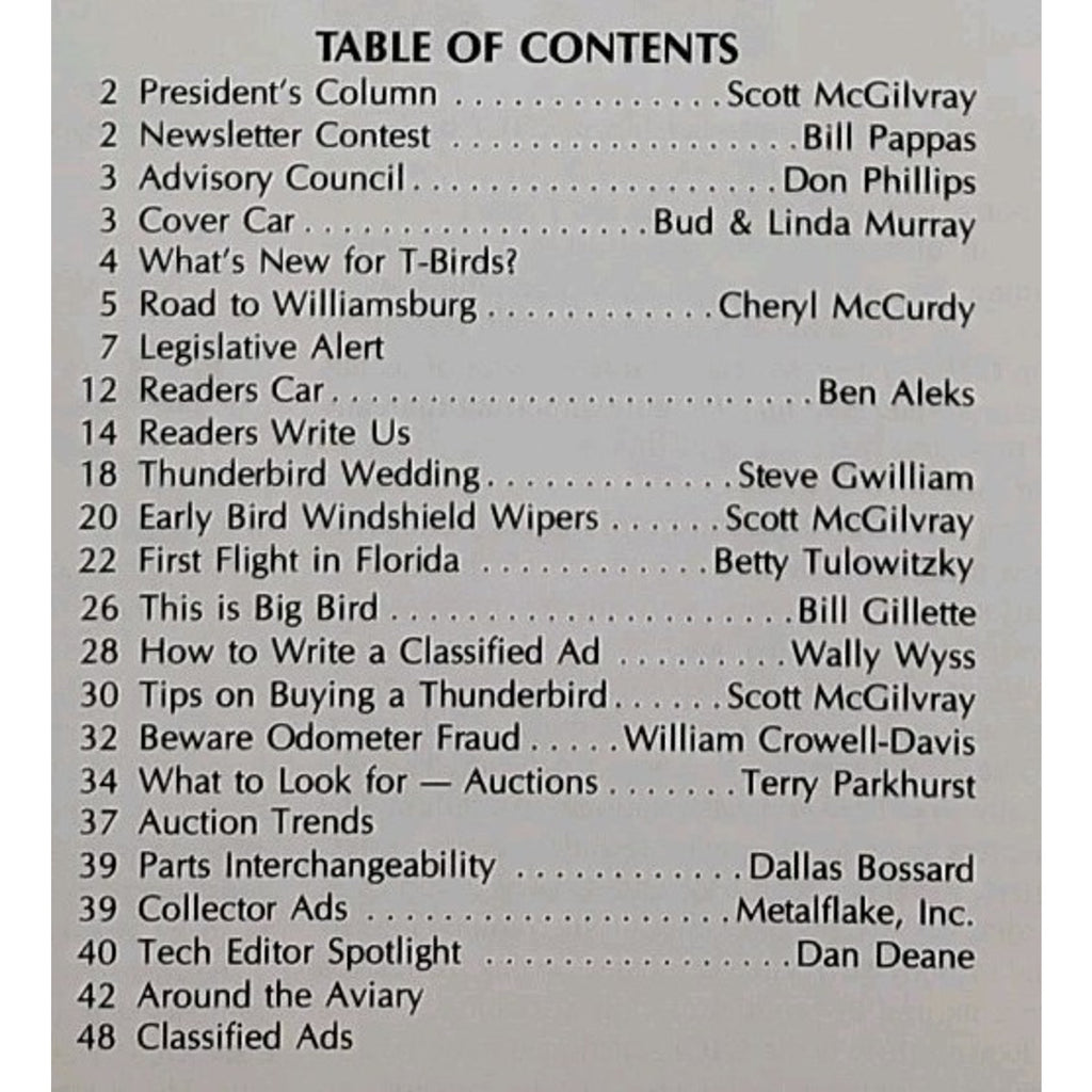 Early Bird Magazine July-August 1989