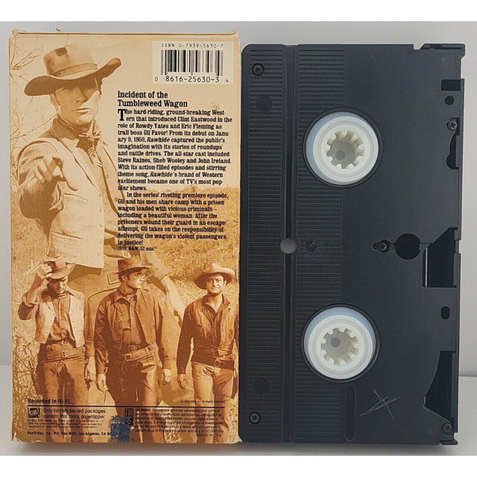 Rawhide - Premiere Episode (VHS, 1992)