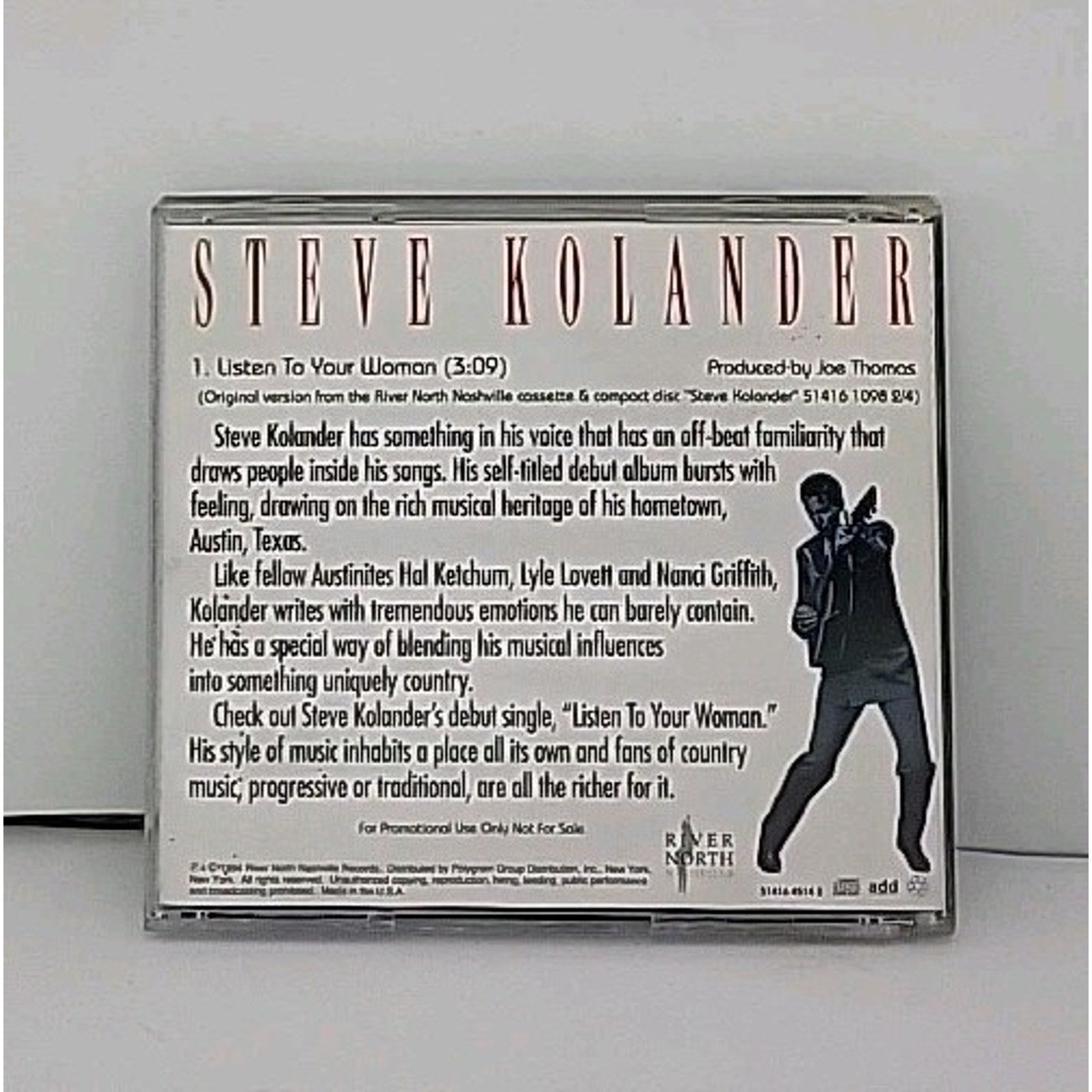 Listen To Your Woman By Steve Kolander CD