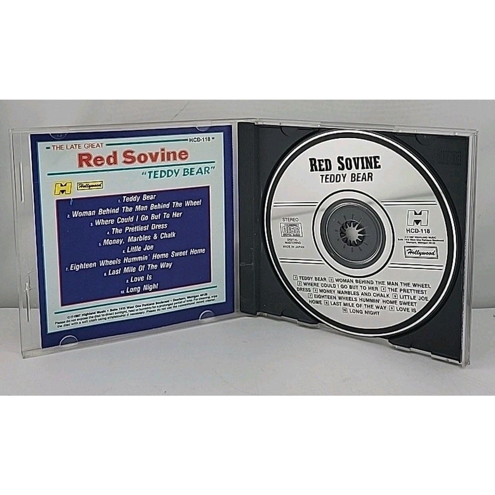 Teddy Bear by Red Sovine (CD, 1994)