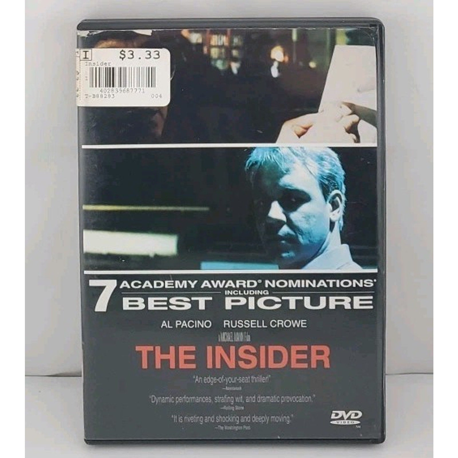 The Insider (DVD, 1999)