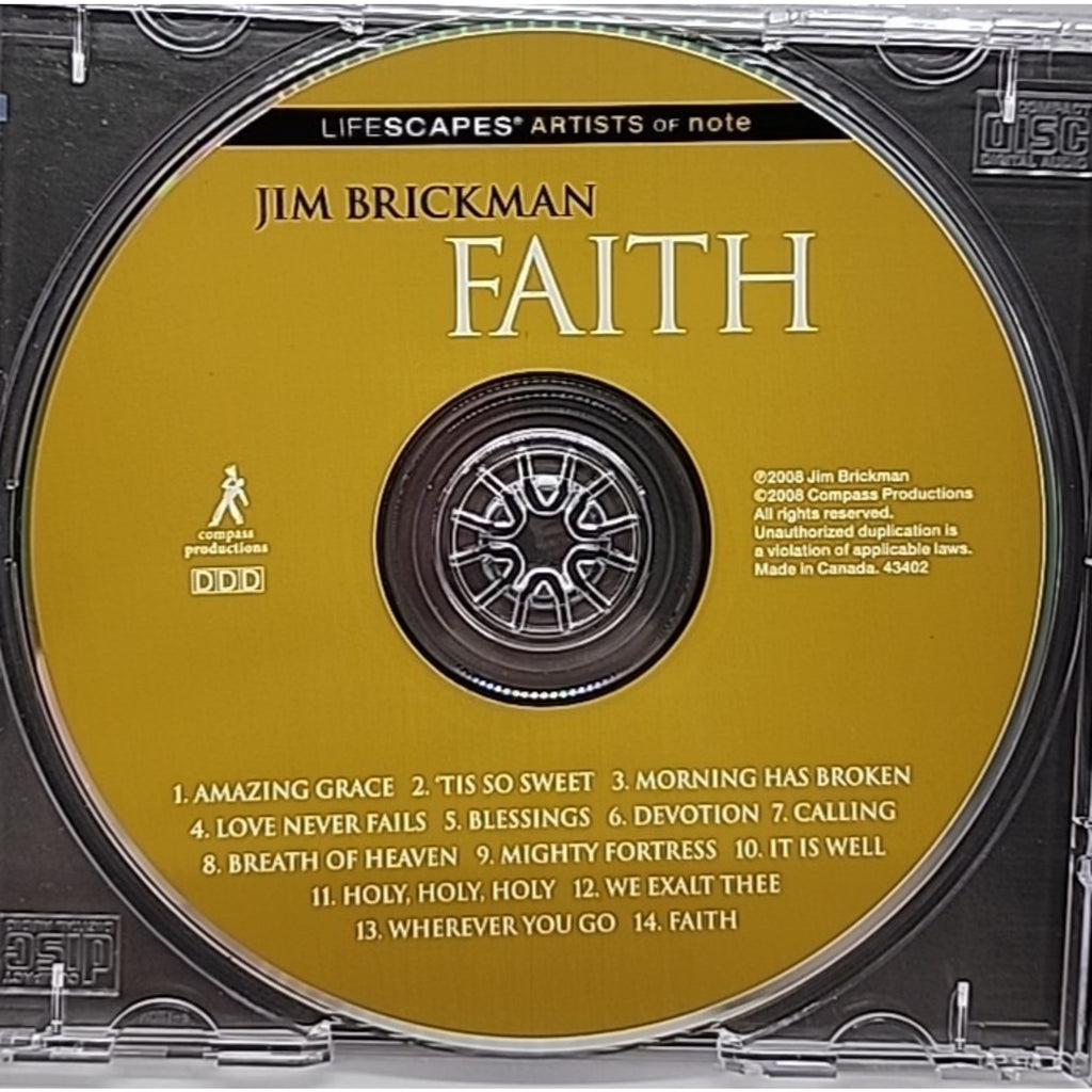 Jim Brickman - Faith - Lifescapes CD