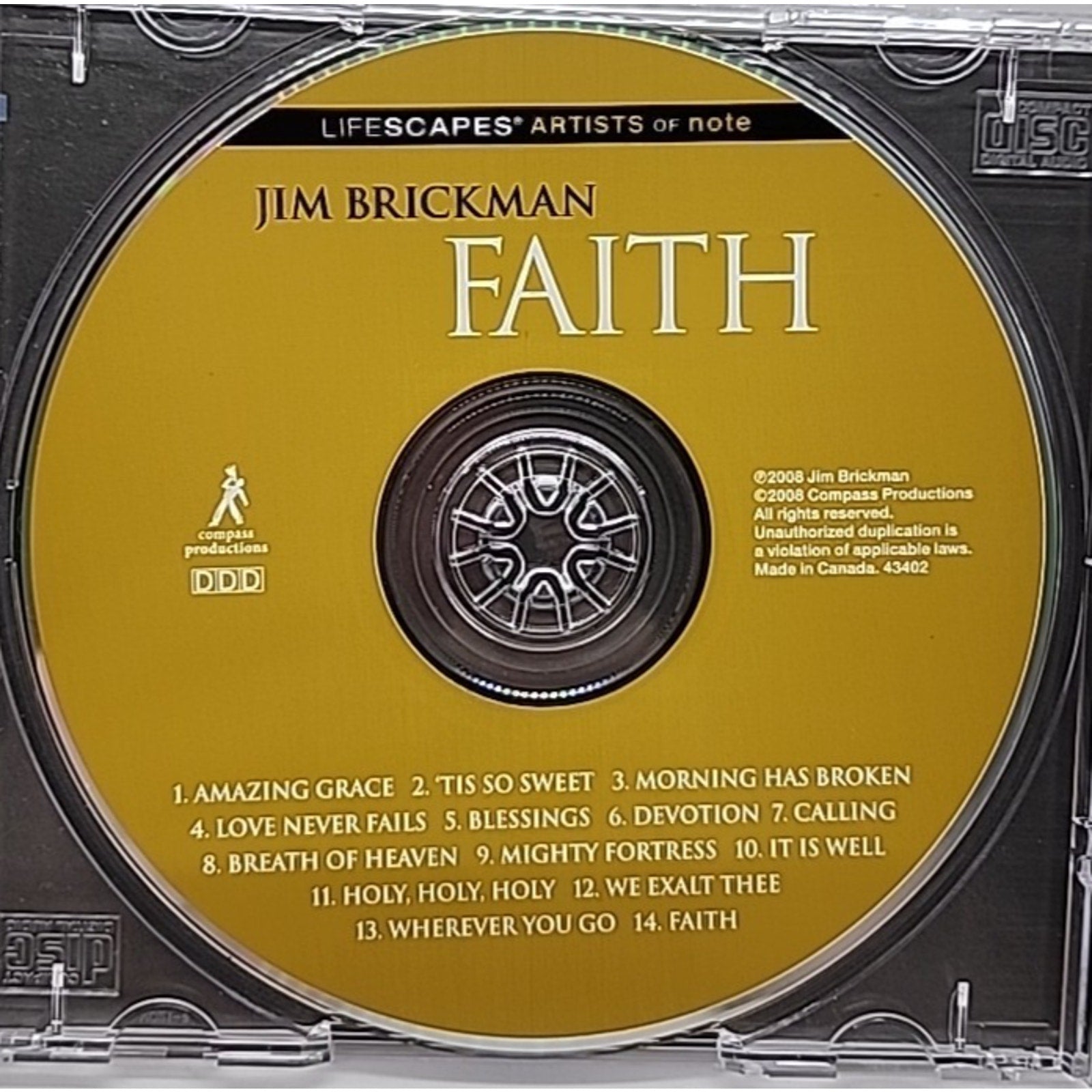 Jim Brickman - Faith - Lifescapes CD