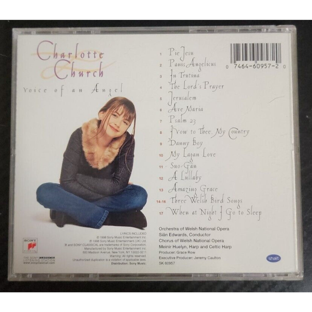 Voice of an Angel by Charlotte Church (CD, Dec-1998, Sony Classical)