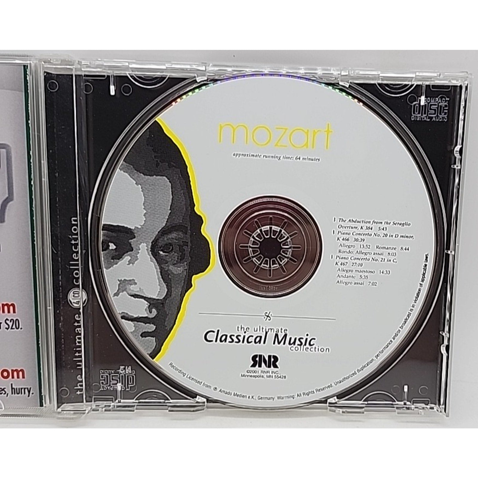Mozart: Piano Concerto No20 in D minor No 21 in C (CD)