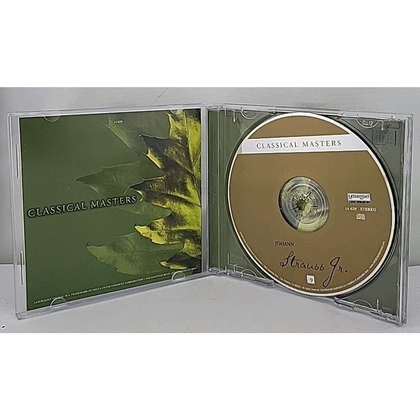 Johann STRAUSS: Classical Masters CD 1999 Waltz Polka LaserLight Egyptian March