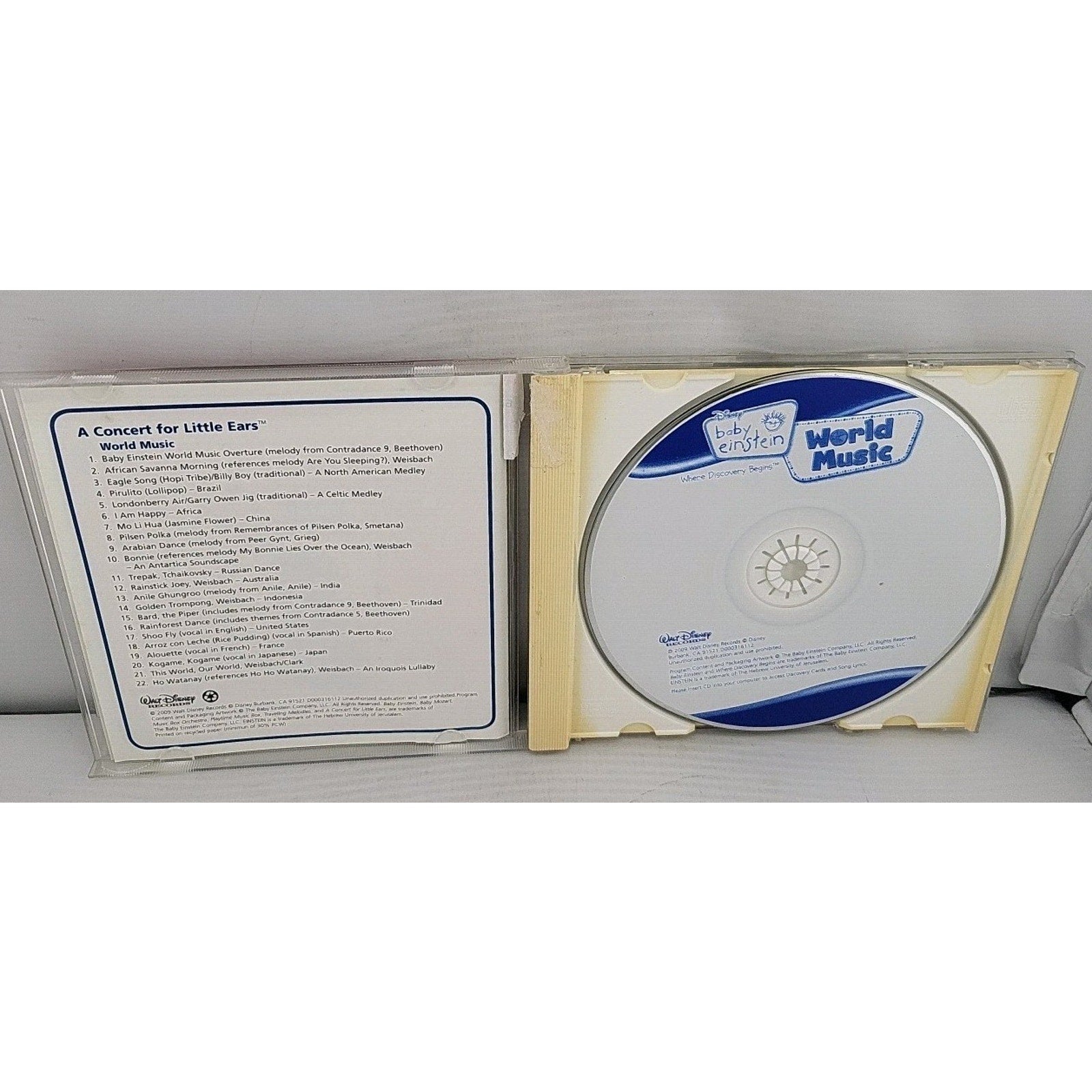 World Music - A Concert For Little Ears CD