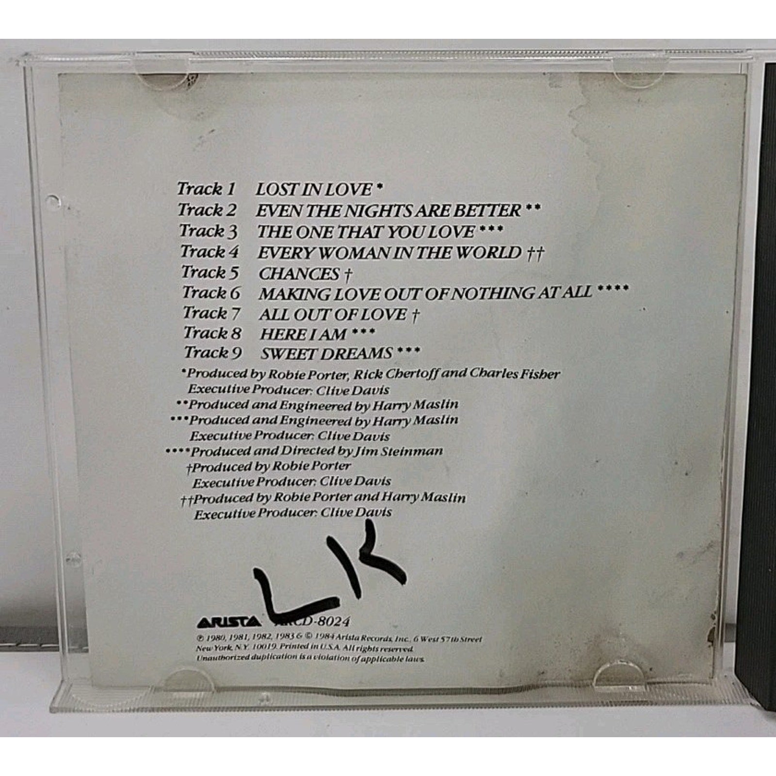 Greatest Hits by Air Supply (CD, 1984, Arista)