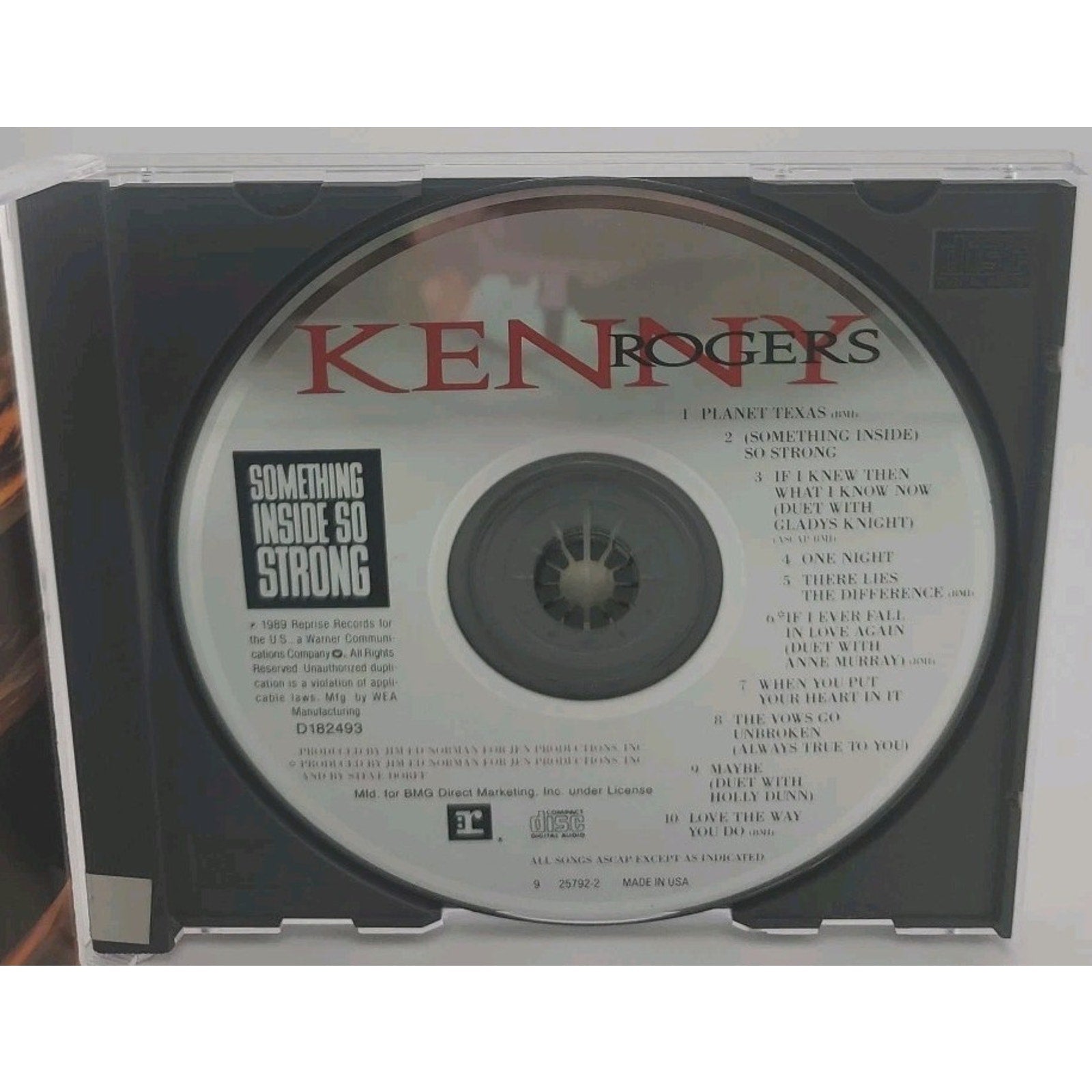 Something Inside So Strong by Rogers, Kenny (CD, 1990)