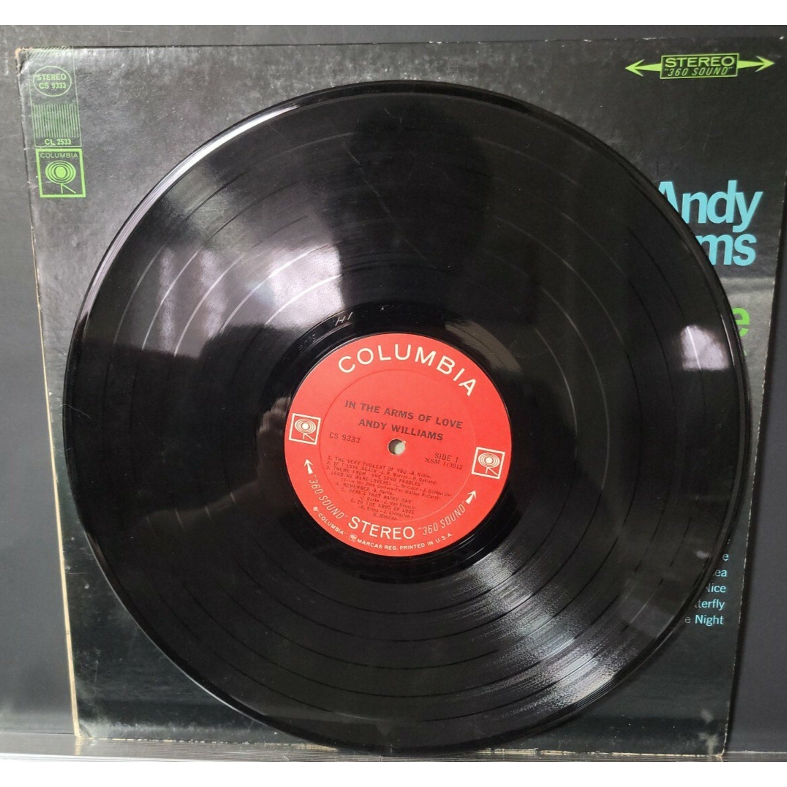 Andy Williams ‎– In The Arms Of Love (Vinyl)