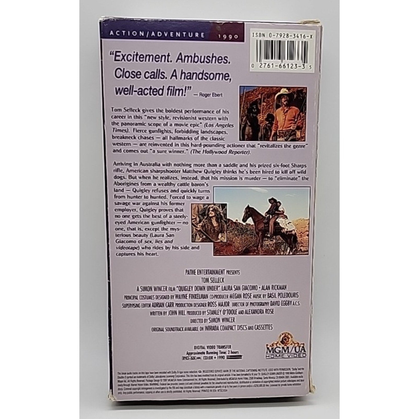 Quigley Down Under (VHS, 1990, Contemporary Classics)