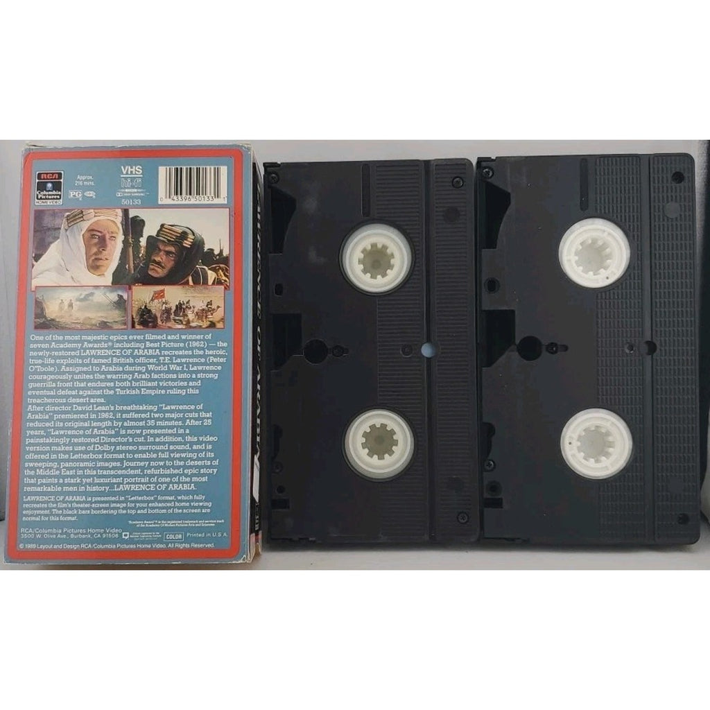 Lawrence of Arabia (VHS, 1992, Restored Version Letterboxed)