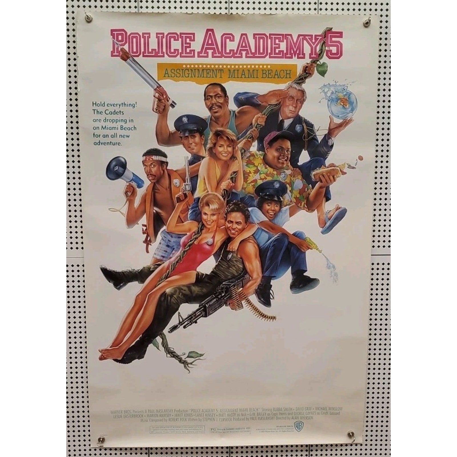 Police Academy 5 Original Movie Poster 1988 27x40 Single Sided