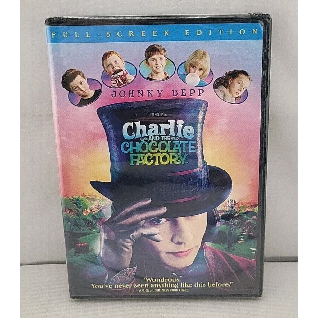 Charlie and the Chocolate Factory (DVD, 2005, Full Frame) *Brand New*