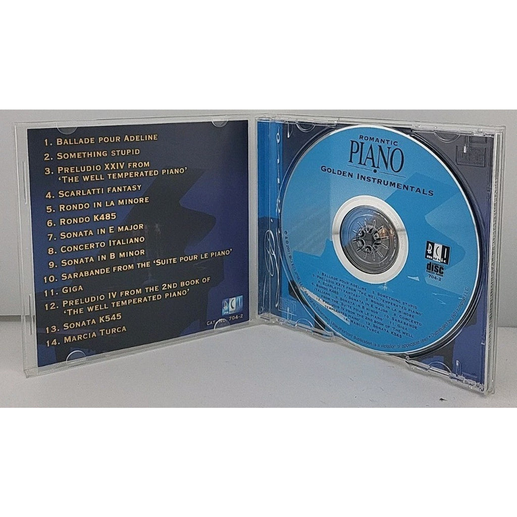 Romantic Piano by Golden Instrume (CD, 2005)