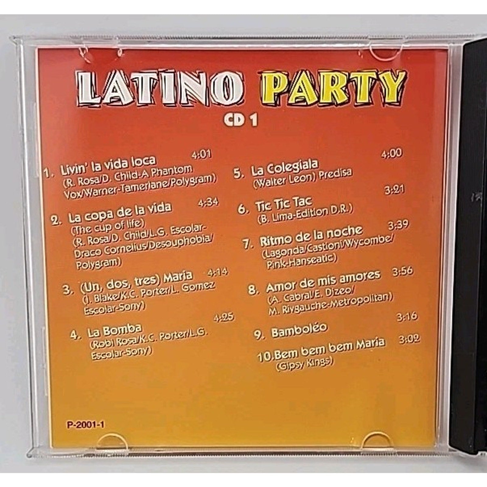 Latino Party Cd 1