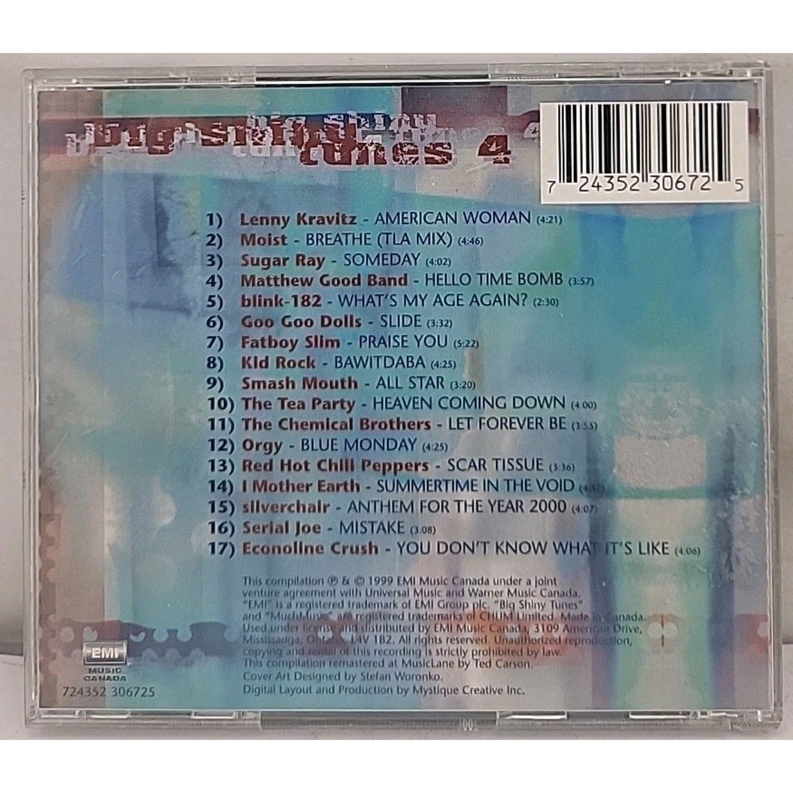 CD Lenny Kravitz, Moist, Sugar Ray, Etc. - Big Shiny Tunes 4