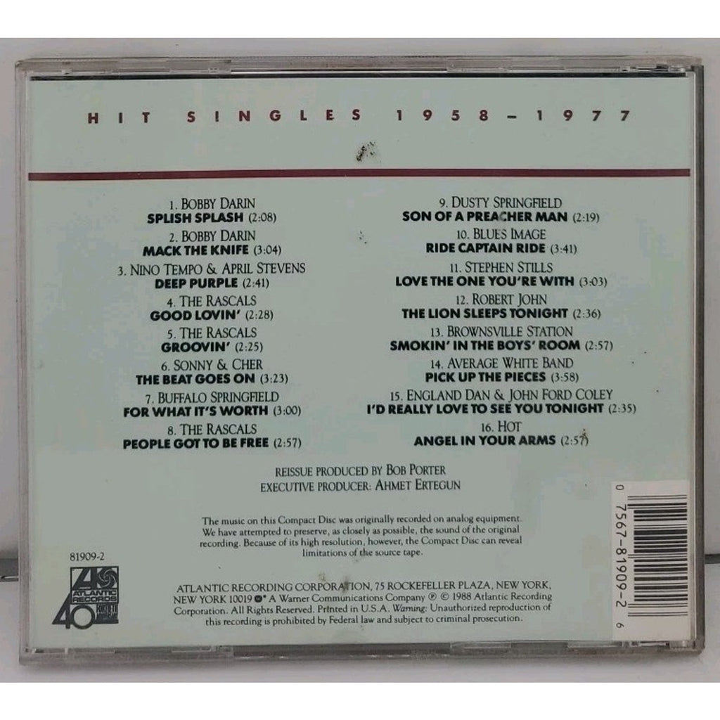 Hit Singles 1958-77 by Various (CD, 1990)