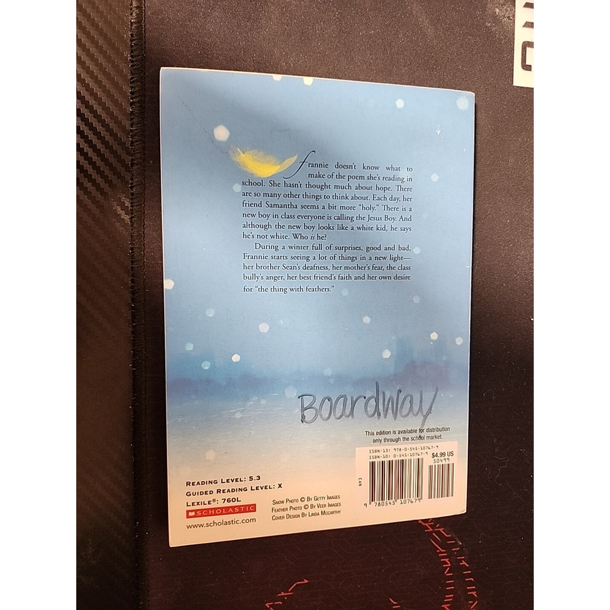 Feathers by Woodson, Jaqueline