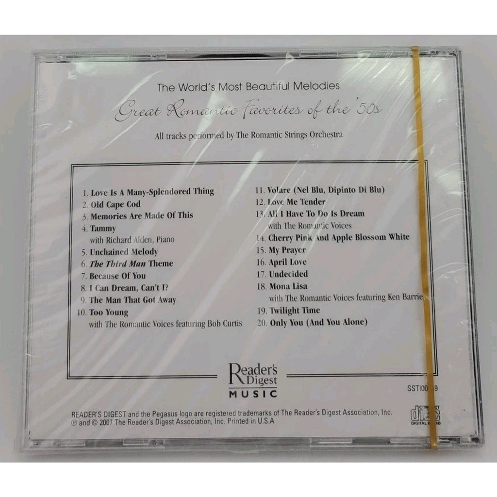Reader's Digest Great Romantic Favorites Of The '50s - CD *Brand New*