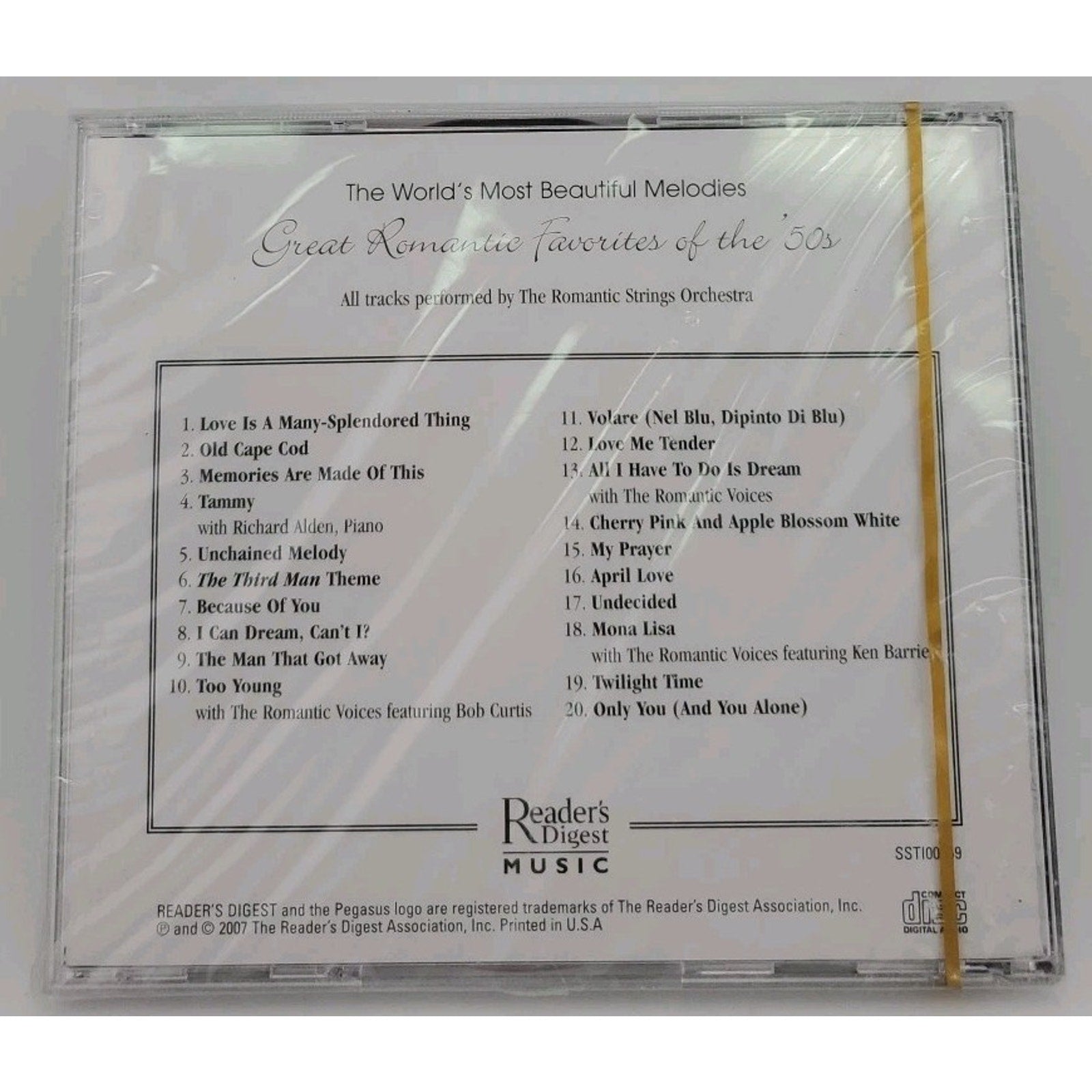 Reader's Digest Great Romantic Favorites Of The '50s - CD *Brand New*