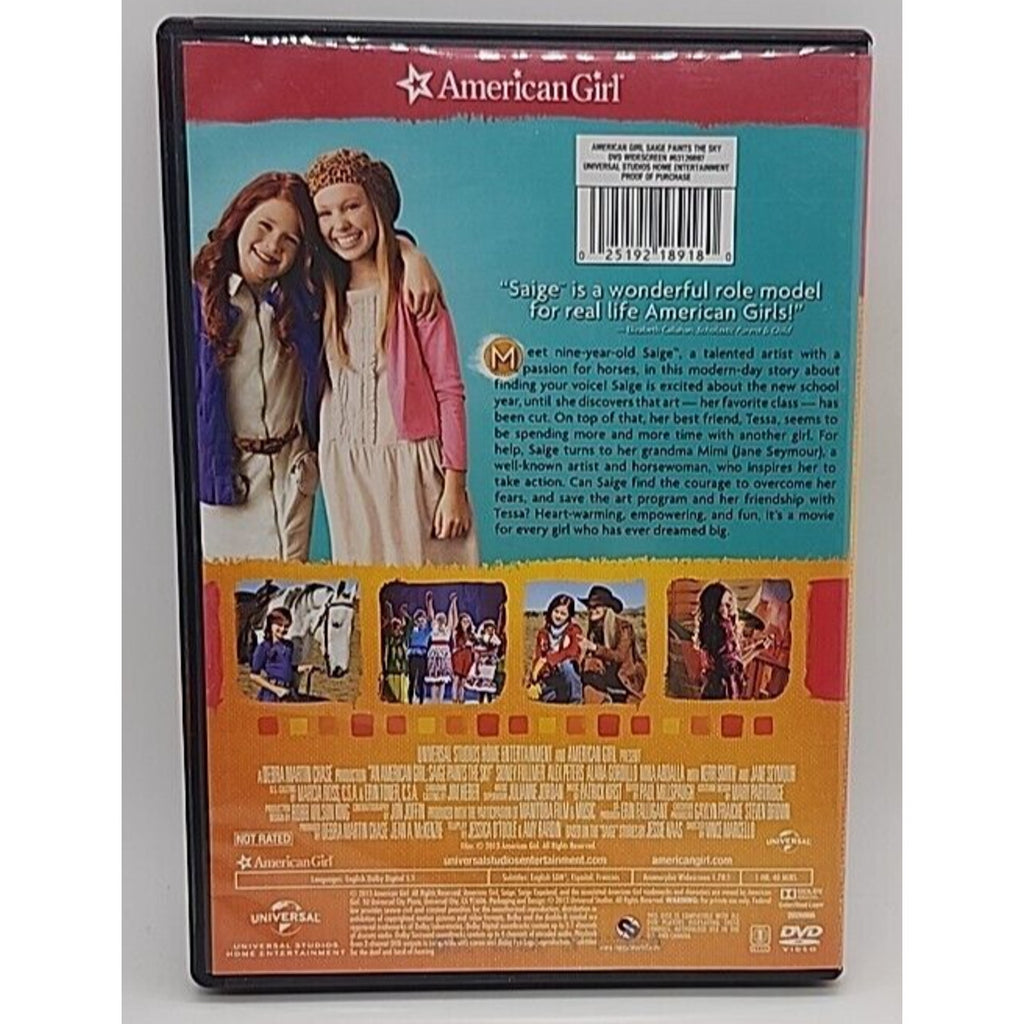 An American Girl: Saige Paints the Sky (DVD, 2013)