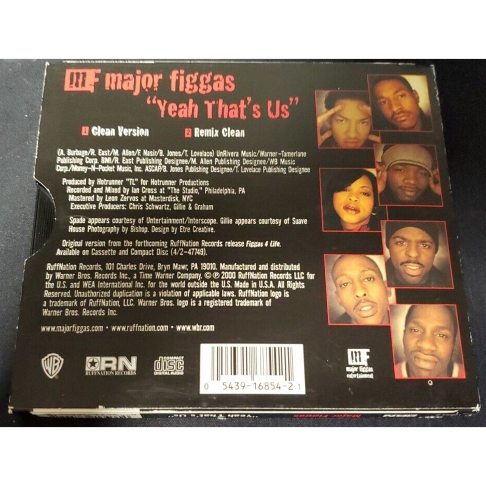 Major Figgas ‎– Yeah That's Us (CD)