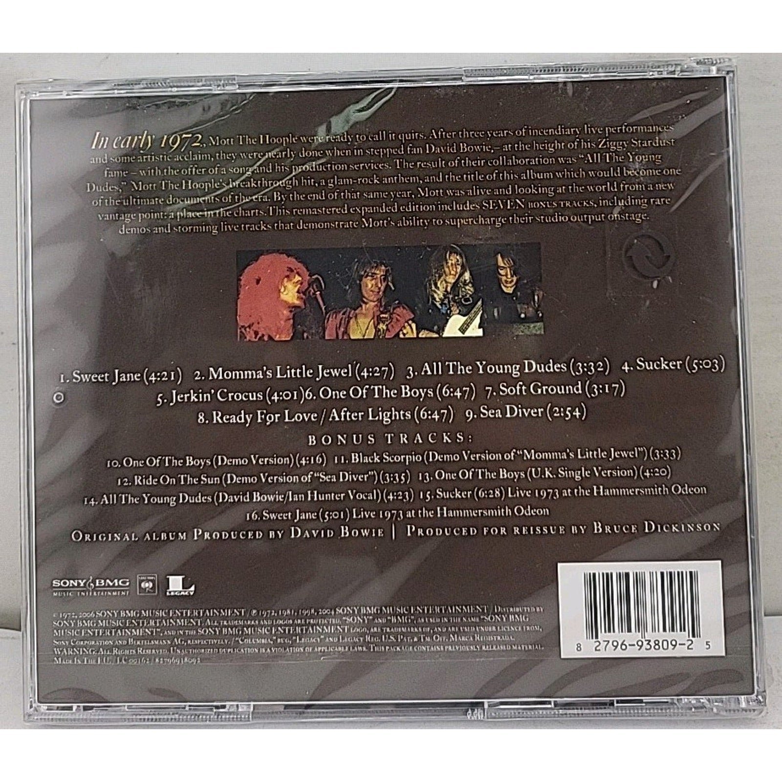 All the Young Dudes by Mott the Hoople (CD, 2006) *Brand New*