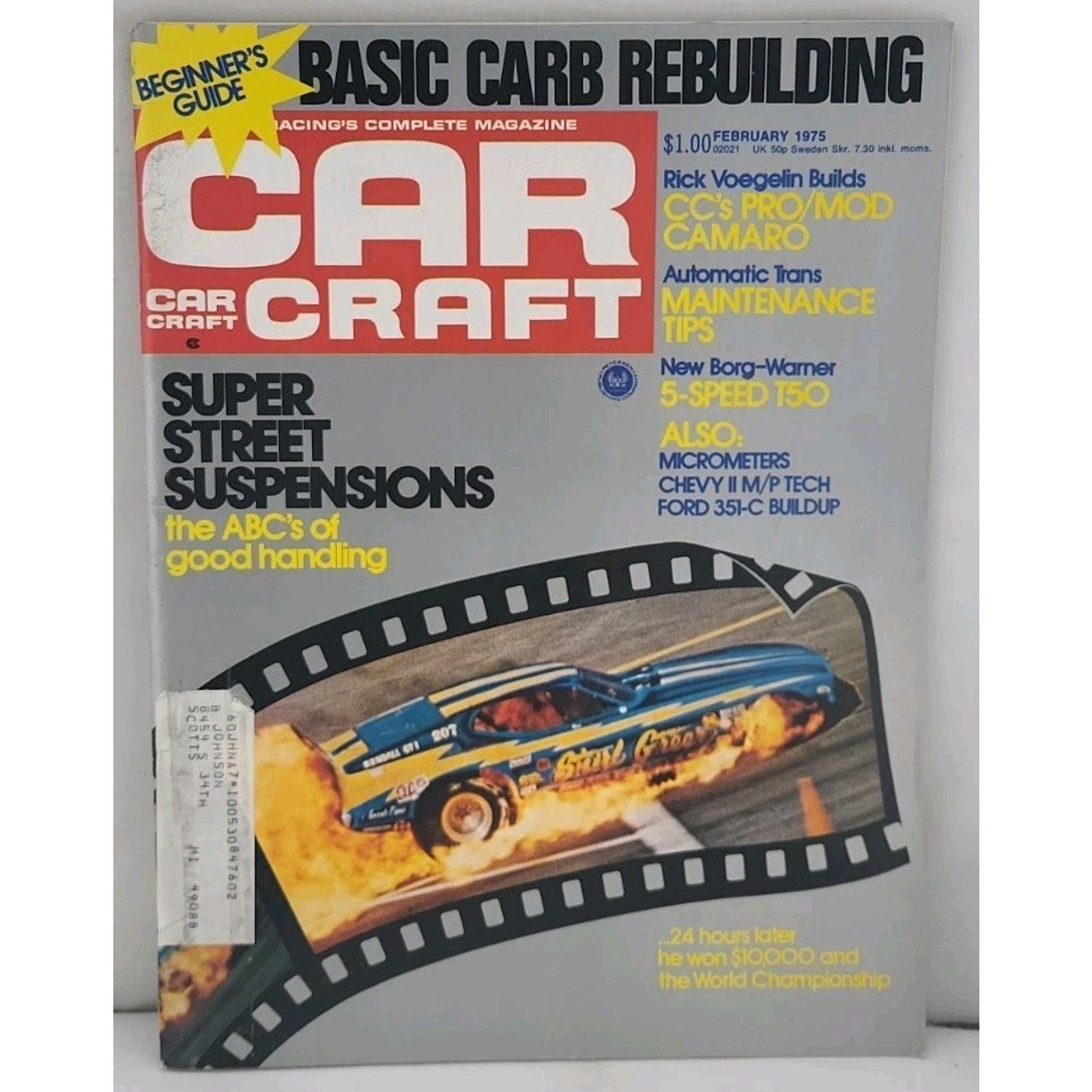 Car Craft Magazine - February 1975 - Volume 23 Number 2
