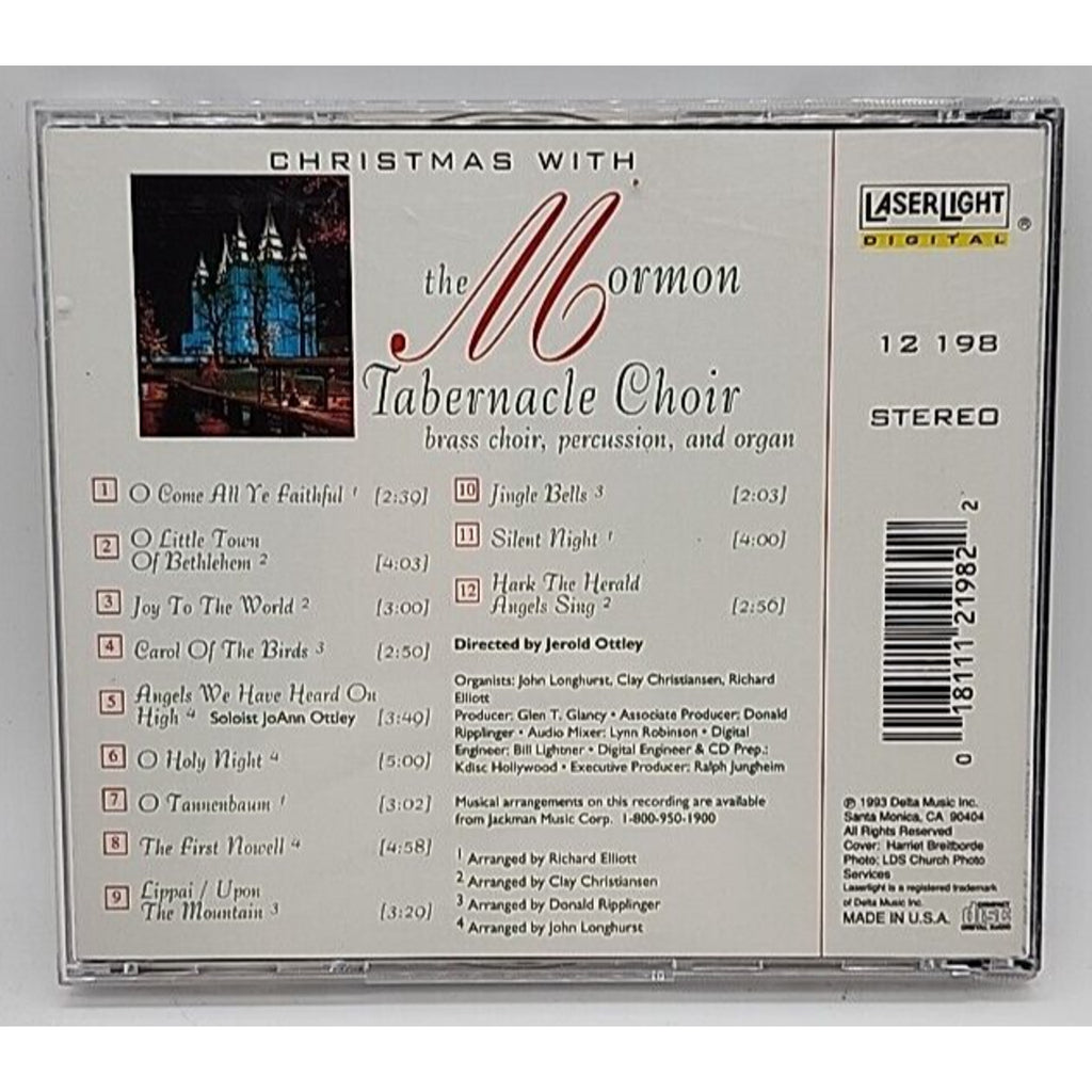Christmas with by Mormon Tabernacle Choir (CD, 1993)