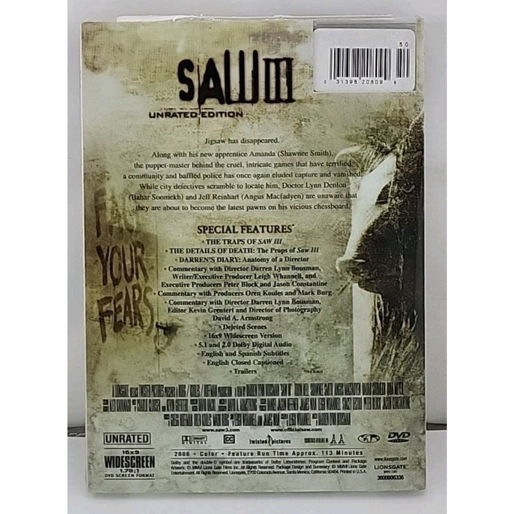 Saw 3 (DVD, 2006)