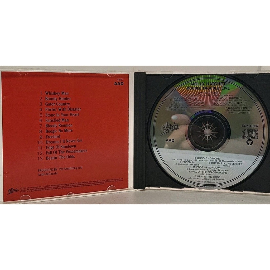 Double Trouble Live by Molly Hatchet (CD, Sep-1989, Epic)