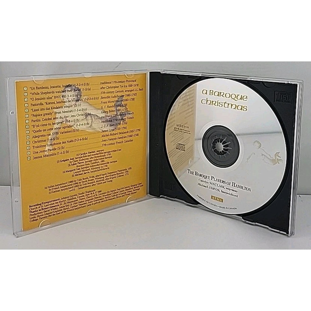 Baroque Christmas by Baroque Players of Hamilton / Sinclair / Jarvis (CD, 1999)