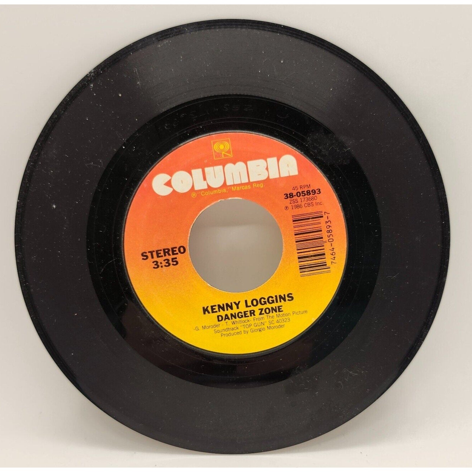 I'm Gonna Do It Right / Danger Zone by Kenny Loggins (Record) - 38/05893