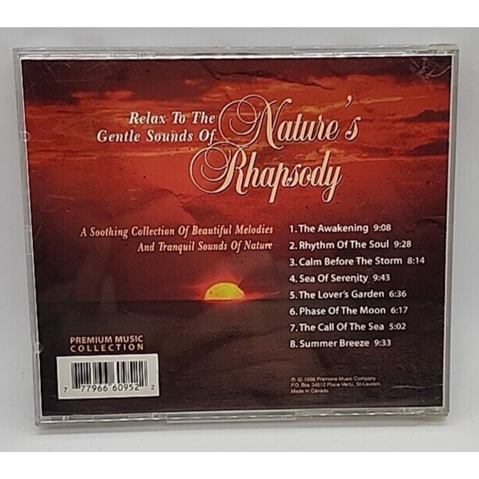 Relax to the Gentle Sounds of Nature's Rhapsody by Various Artists (CD)