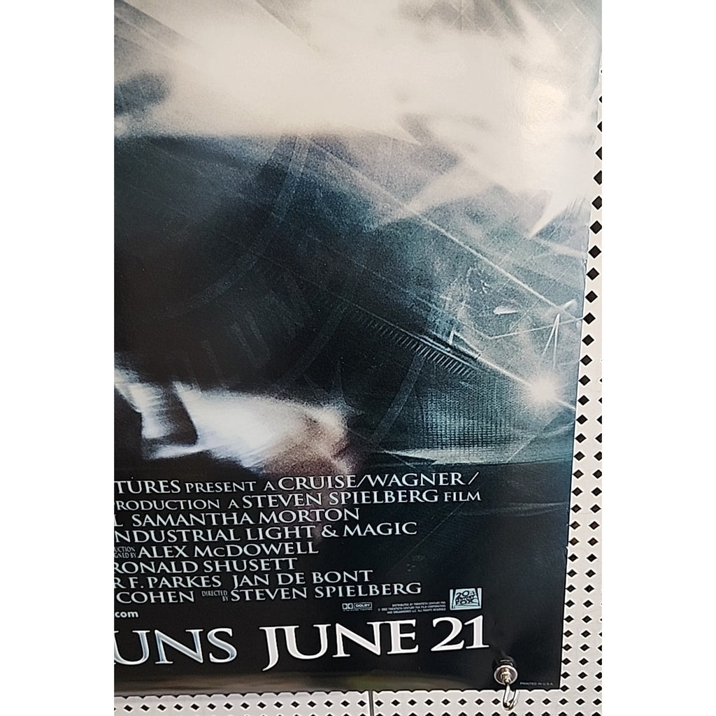 Minority Report - Movie Poster - 27" x 40" - Original - Double Sided Tom Cruise