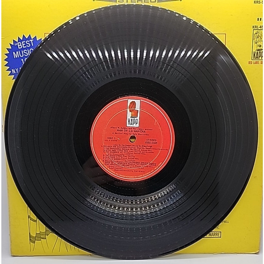 Man Of La Mancha Original Cast Recording 1966 (Record)