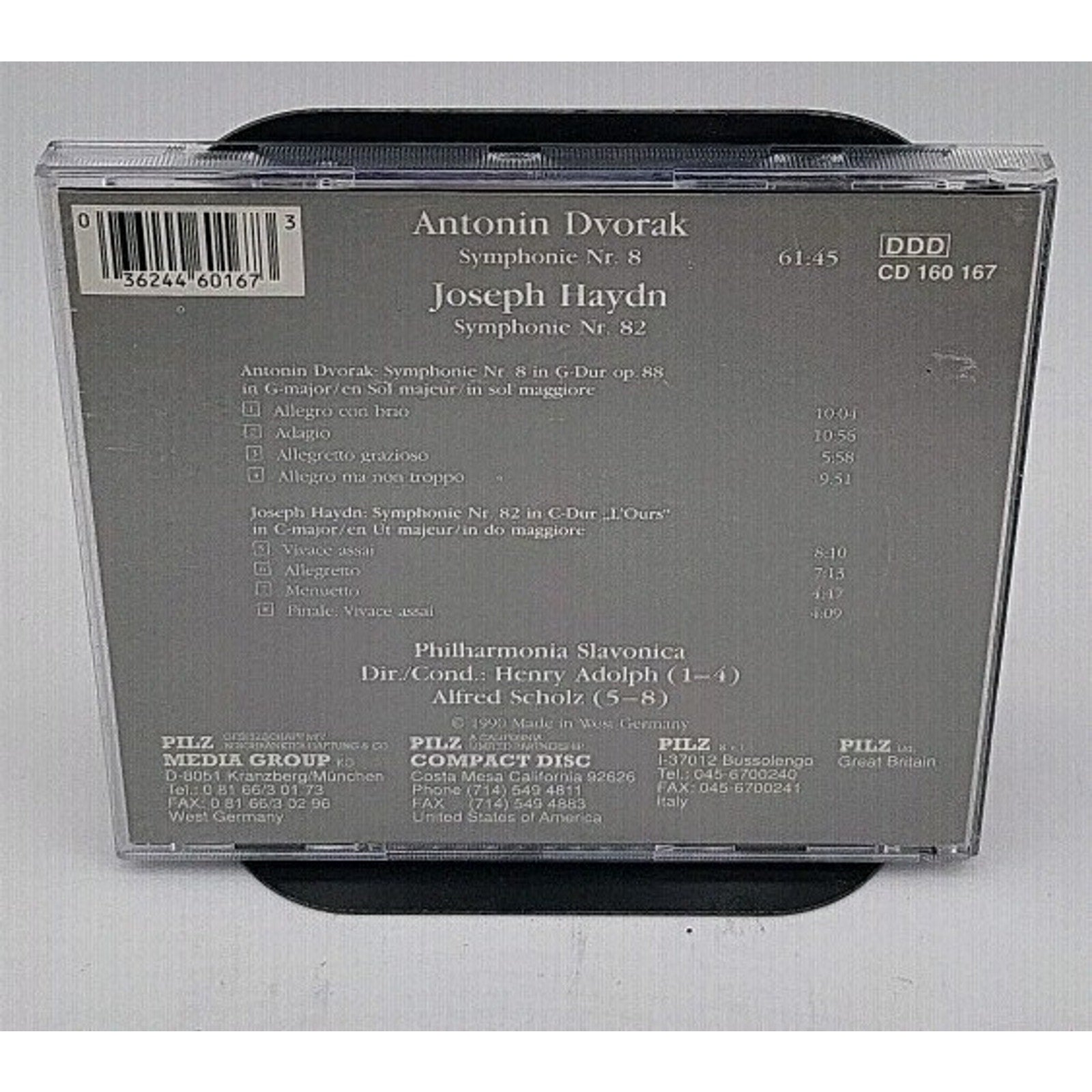 Symphonie Nr8 Symphonie Nr82( Vienna Master Series) - Audio CD