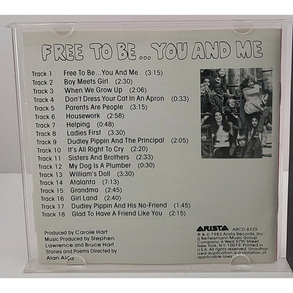 Free to Be You & Me by Marlo Thomas (CD, 1990)