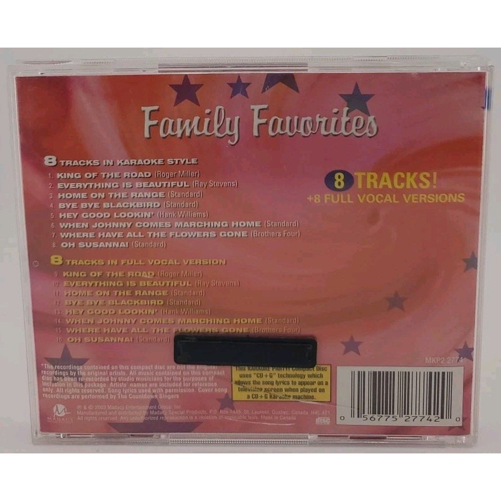 Karaoke Party - Family Favorites Vol. 2 CD