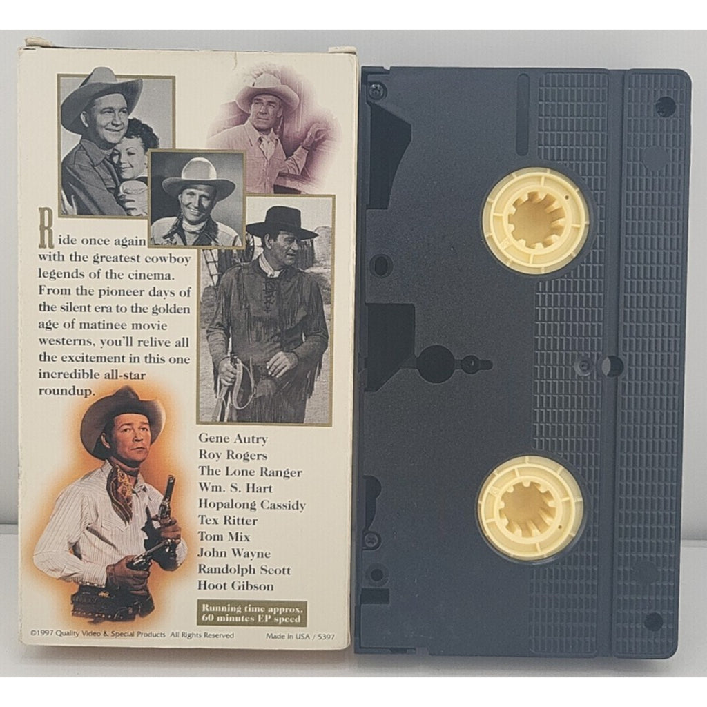 Western Heroes of the Silver Screen VHS