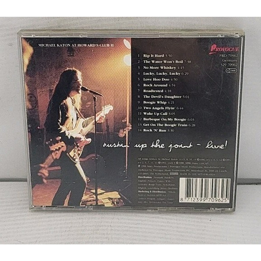 Bustin' Up the Joint by Michael Katon (CD, 2006) *Signed*