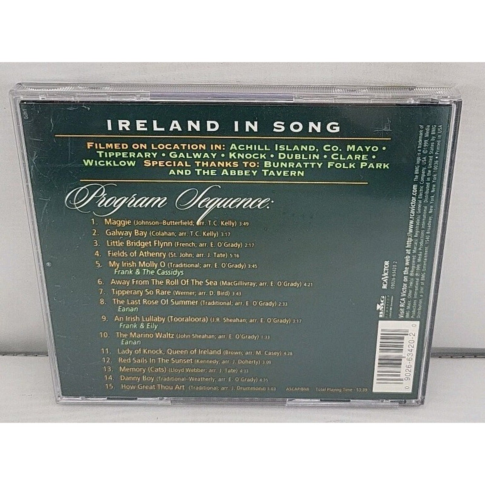 Ireland in Song by Frank Patterson (CD, 1999)